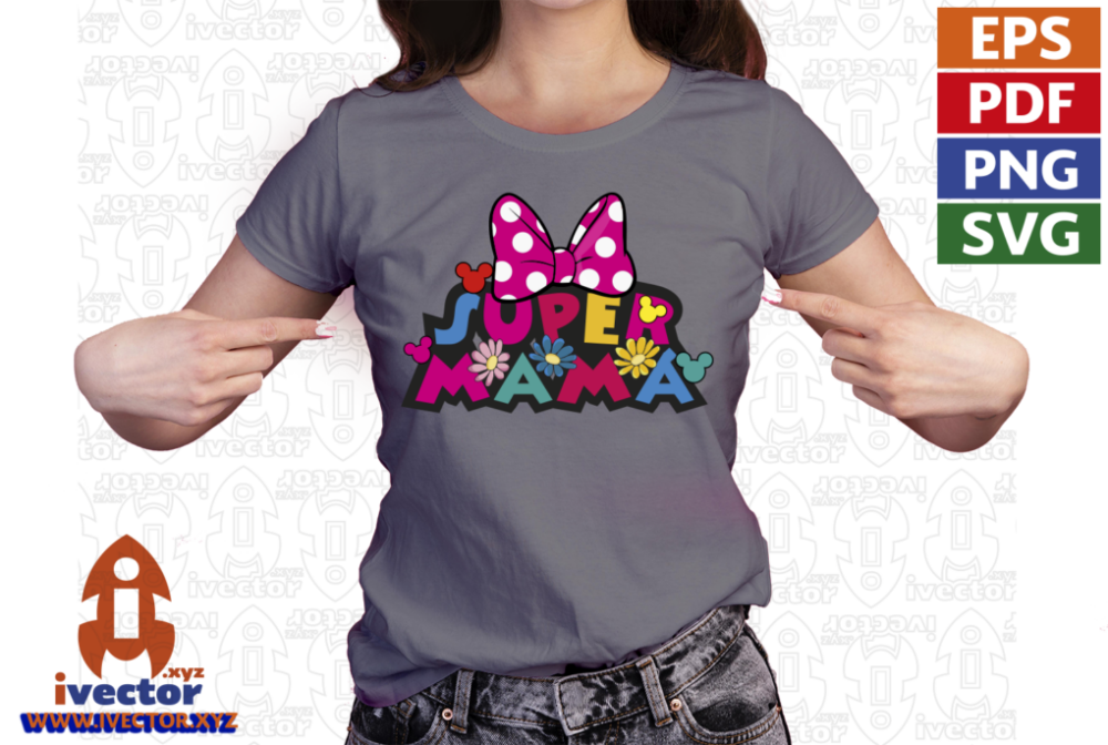 SUPER-MAMA-MINNIE-VECTOR-EDITABLE-p5 SUPER MAMA MINNIE VECTOR EDITABLE DISNEY