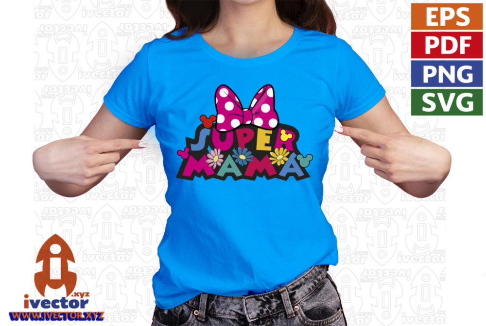 SUPER-MAMA-MINNIE-VECTOR-EDITABLE-p7 SUPER MAMA MINNIE VECTOR EDITABLE DISNEY