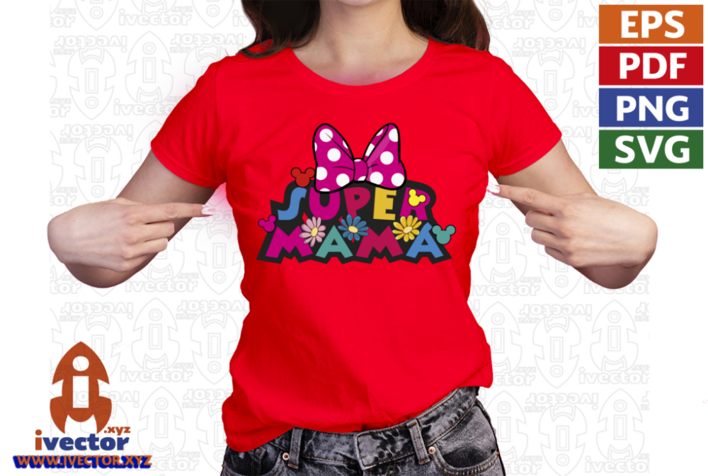 SUPER-MAMA-MINNIE-VECTOR-EDITABLE-p9 SUPER MAMA MINNIE VECTOR EDITABLE DISNEY