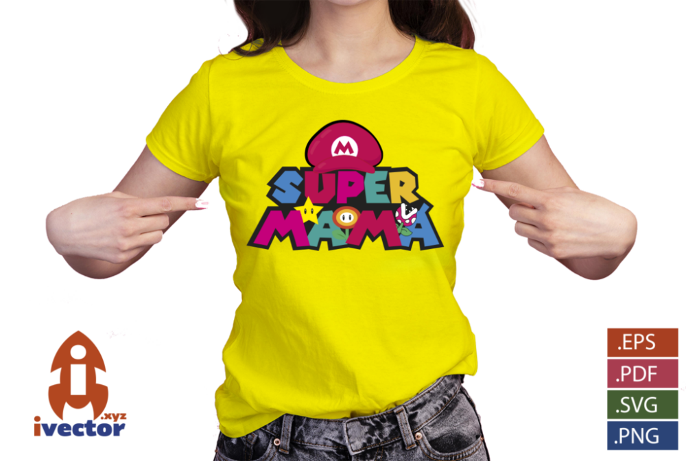 SUPER-MAMA-VECTOR-SUPER-MARIO-BROS-EDITABLE-EPS-PDF-SVG_PLAYERA1 SUPER MAMÁ VECTOR SUPER MARIO BROS EDITABLE E