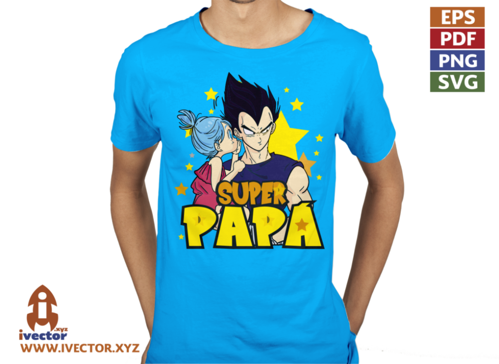 SUPER-PAPA-DRAGON-BALL-VEGUETA-EDITABLE-01-P1 SUPER PAPÁ DRAGON BALL VEGUETA EDITABLE