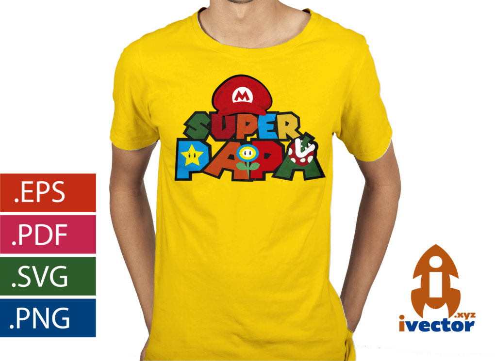 SUPER-PAPA-VECTOR-SUPER-MARIO-BROS-EDITABLE-EPS-PDF-SVG_Mesa-de-trabajo-1-PLAYERA3 SUPER PAPÁ VECTOR SUPER MARIO BROS EDITABLE EPS PDF SVG