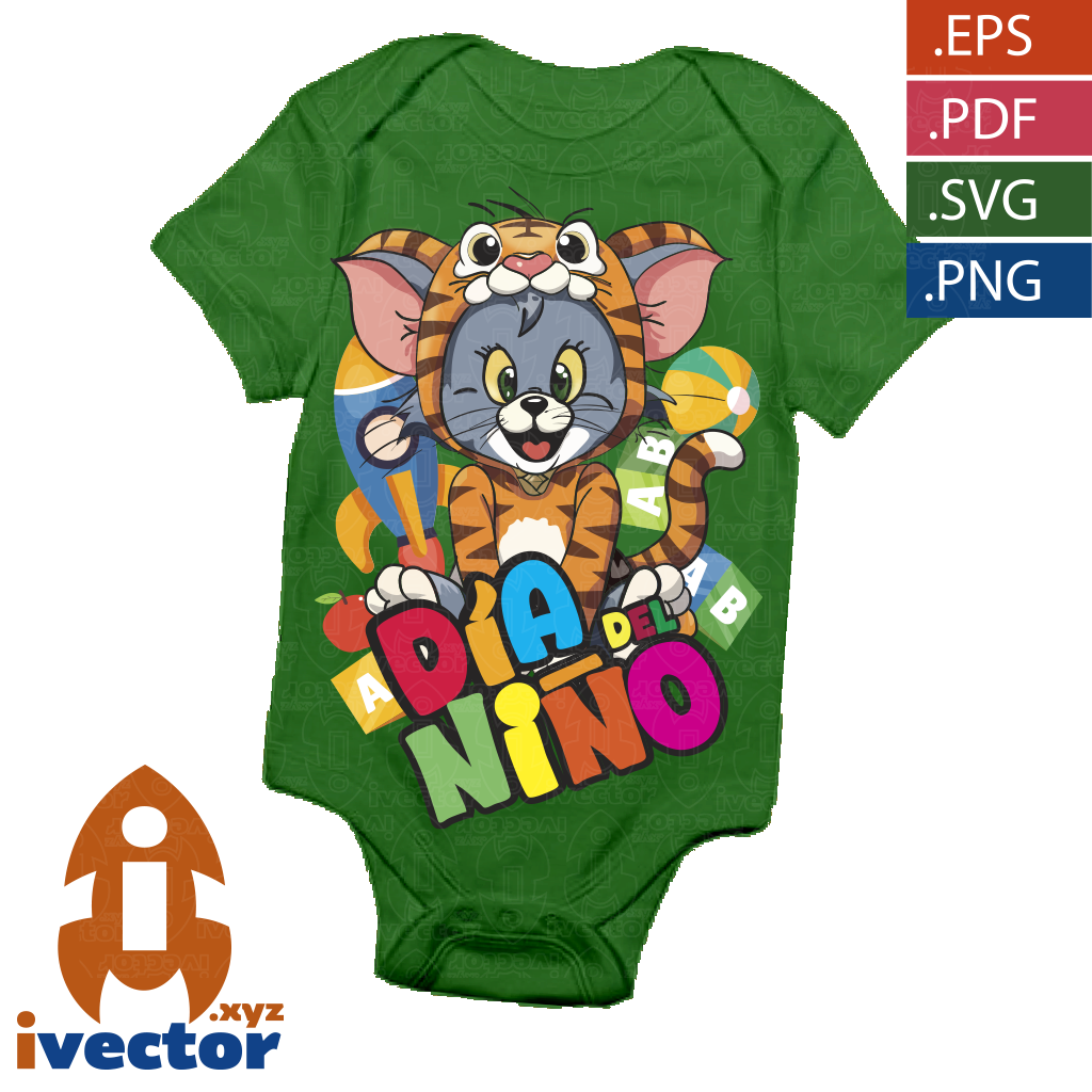 TOM-TIGRE-DIA-DEL-NINO-VECTOR-EDITABLE-P1 TOM TIGRE DIA DEL NIÑO VECTOR EDITABLE