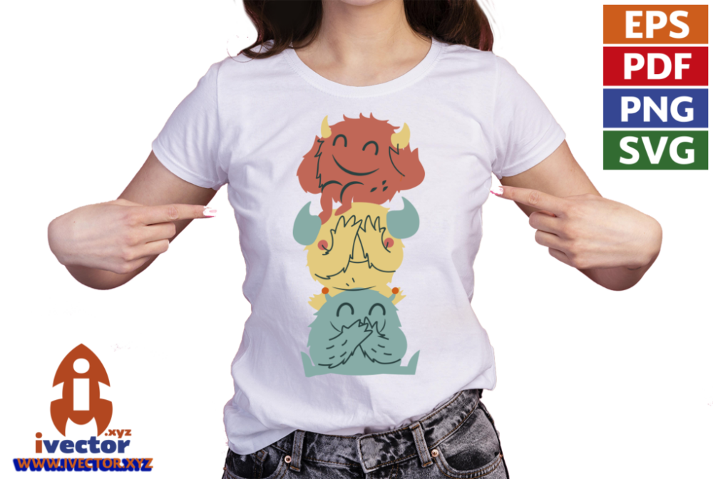 TORRE-DE-MONSTRUOS-NINOS-EDITABLE-EPS-PDF-VECTOR-01-PLAYERA1 TORRE DE MONSTRUOS NIÑOS EDITABLE EPS PDF VECTOR