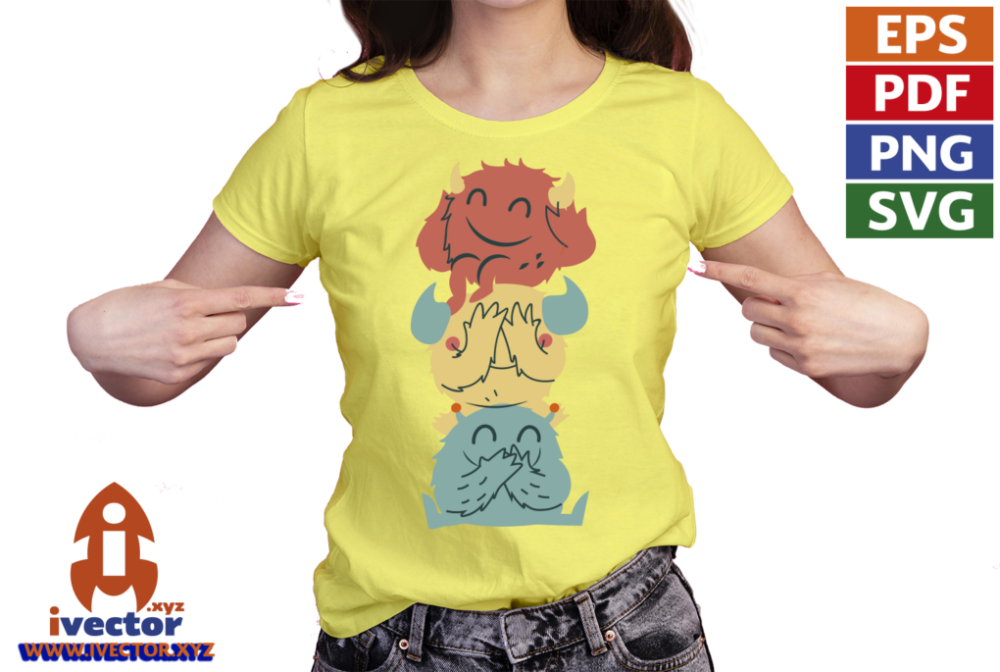 TORRE-DE-MONSTRUOS-NINOS-EDITABLE-EPS-PDF-VECTOR-01-PLAYERA4 TORRE DE MONSTRUOS NIÑOS EDITABLE EPS PDF VECTOR