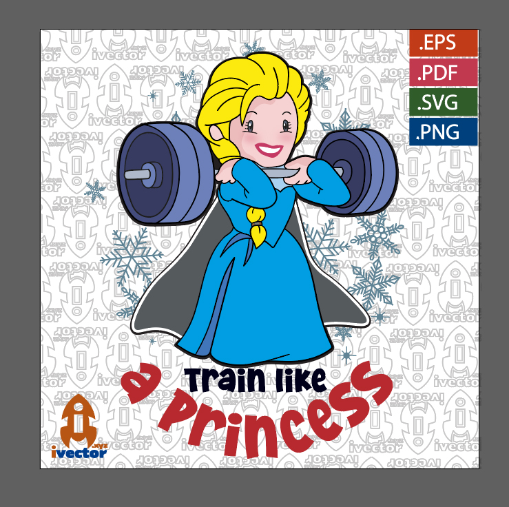 TRAIN-LIKE-A-PRINCESS-FROZEN-VECTOR-GYM_Mesa-de-trabajo-2 TRAIN LIKE A PRINCESS FROZEN VECTOR GYM