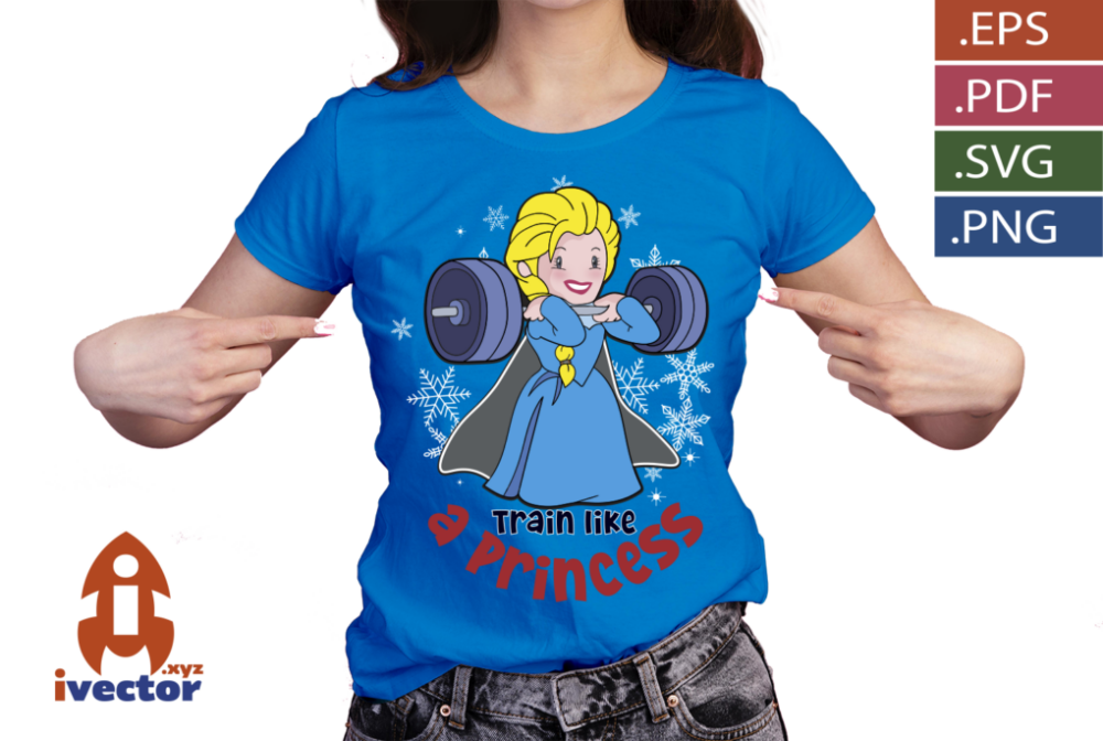 TRAIN-LIKE-A-PRINCESS-FROZEN-VECTOR-GYM_p1 TRAIN LIKE A PRINCESS FROZEN VECTOR GYM