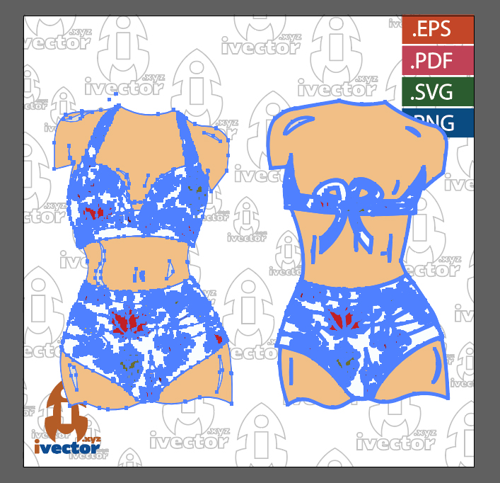 VECTOR-TRAJE-DE-BANO-PARA-BATA-FLORES-02 VECTOR TRAJE DE BAÑO PARA BATA FLORES