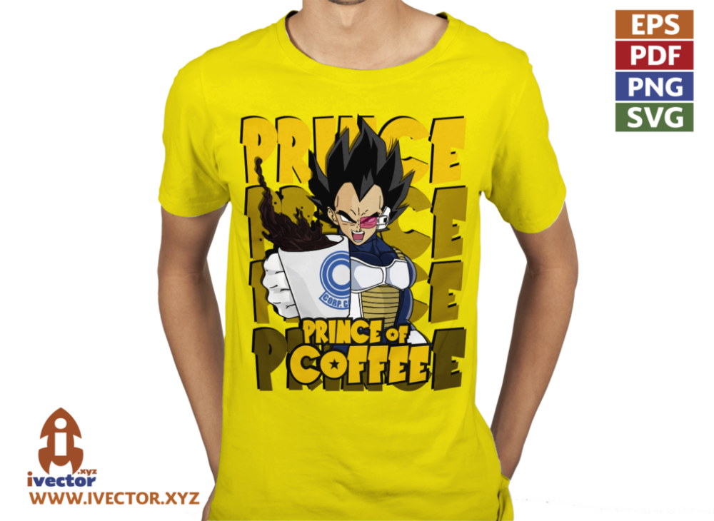VEGETA-PRINCE-OF-COFFEE-vector.p1 VEGETA PRINCE OF COFFEE