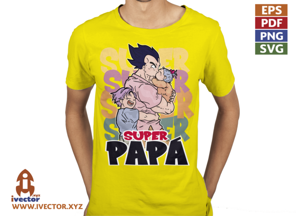 VEGETA-SUPER-PAPA-VECTOR-EDITABLE-EPS-PDF-01-P1 VEGETA SUPER PAPÁ VECTOR EDITABLE EPS PDF
