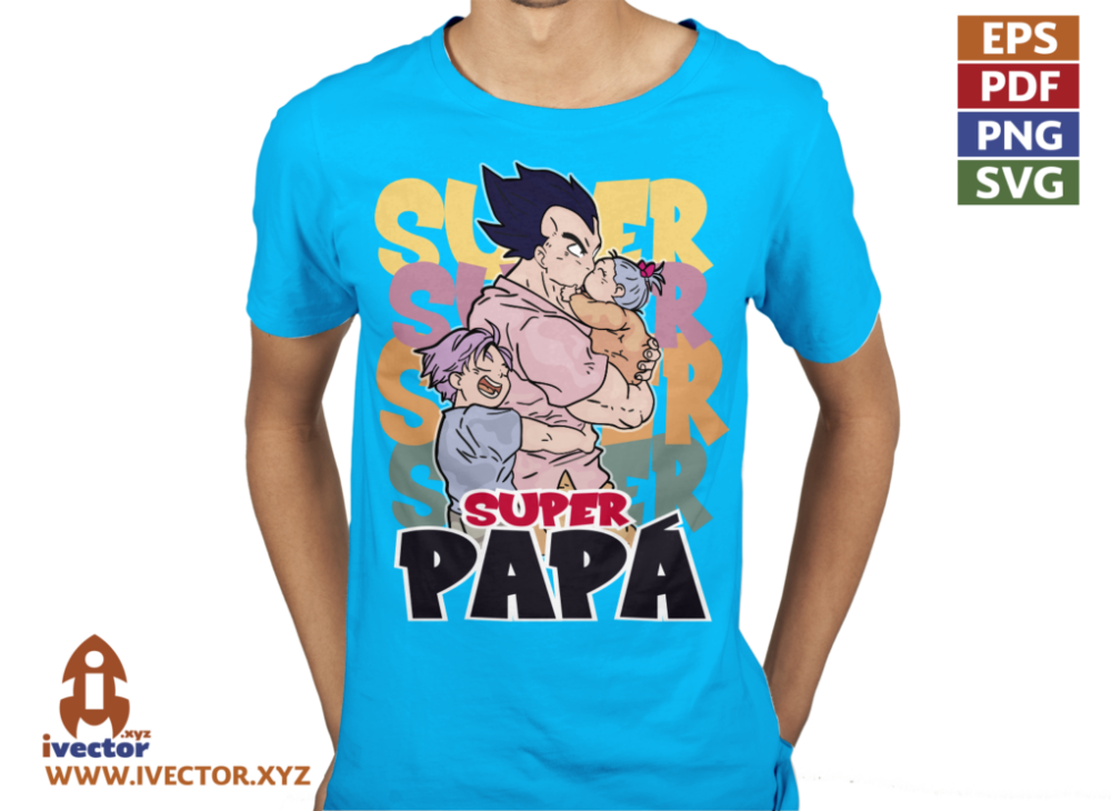 VEGETA-SUPER-PAPA-VECTOR-EDITABLE-EPS-PDF-01-P4 VEGETA SUPER PAPÁ VECTOR EDITABLE EPS PDF