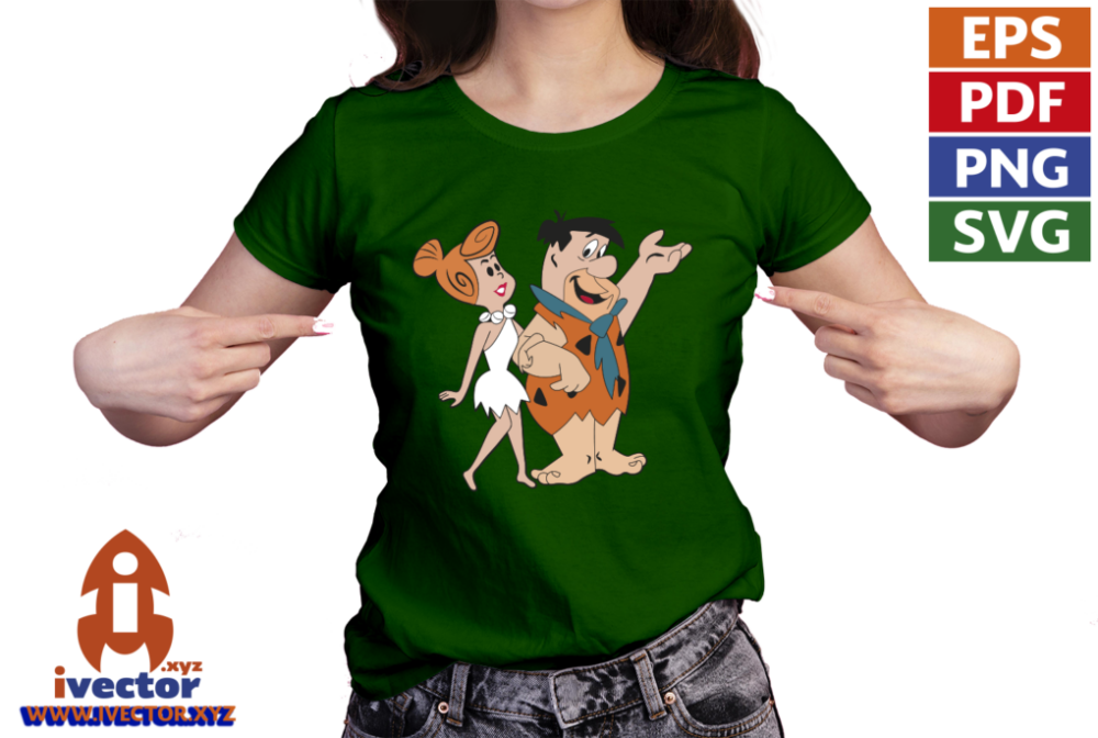 VILMA-Y-PEDRO-PICAPIEDRA-VECTOR-PAREJA-EDITABLE-EPS-PDF-SVG-playera1 VILMA  PEDRO PICAPIEDRA VECTOR  EDITABLE EPS PDF SVG