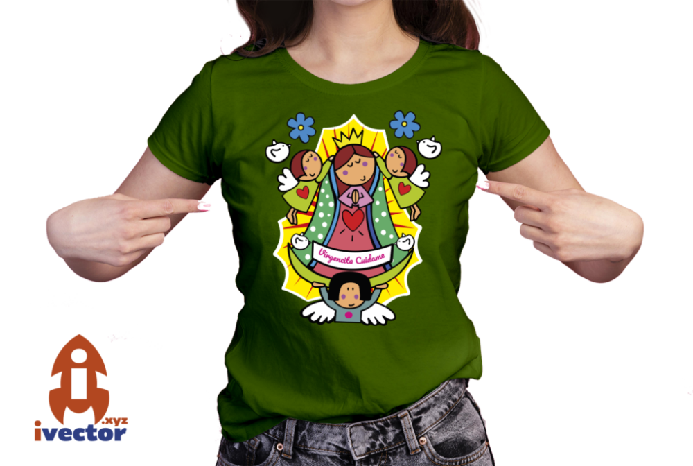 VIRGEN-CUIDAME-VECTOR-EDITABLE-EPS-PDF-COLORES-01-PLAYERA6 VIRGEN CUIDAME VECTOR EDITABLE EPS PDF COLORES