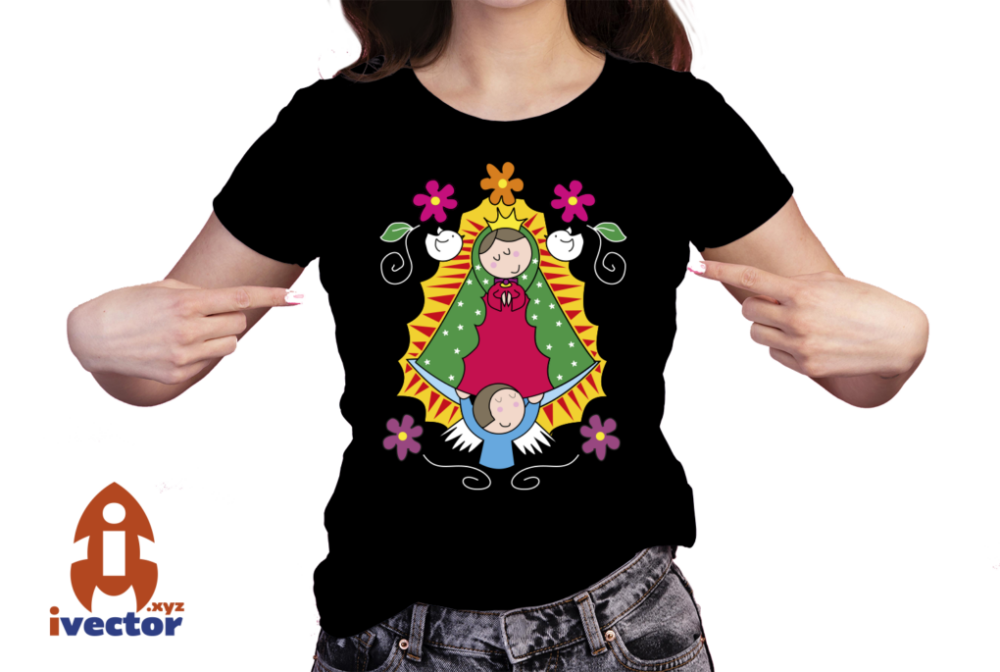 VIRGEN-GUADALUPANA-COLORIDA-VECTOR-EDITABLE-EPS-PDF-01-playera3 VIRGEN GUADALUPANA COLORIDA VECTOR EDITABLE EPS PDF
