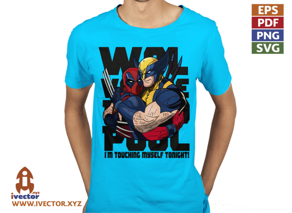 WOLVERINE-DEAD-POOL-BLACK-VECTOR-EDITABLE-01-P4 WOLVERINE DEAD POOL BLACK VECTOR EDITABLE