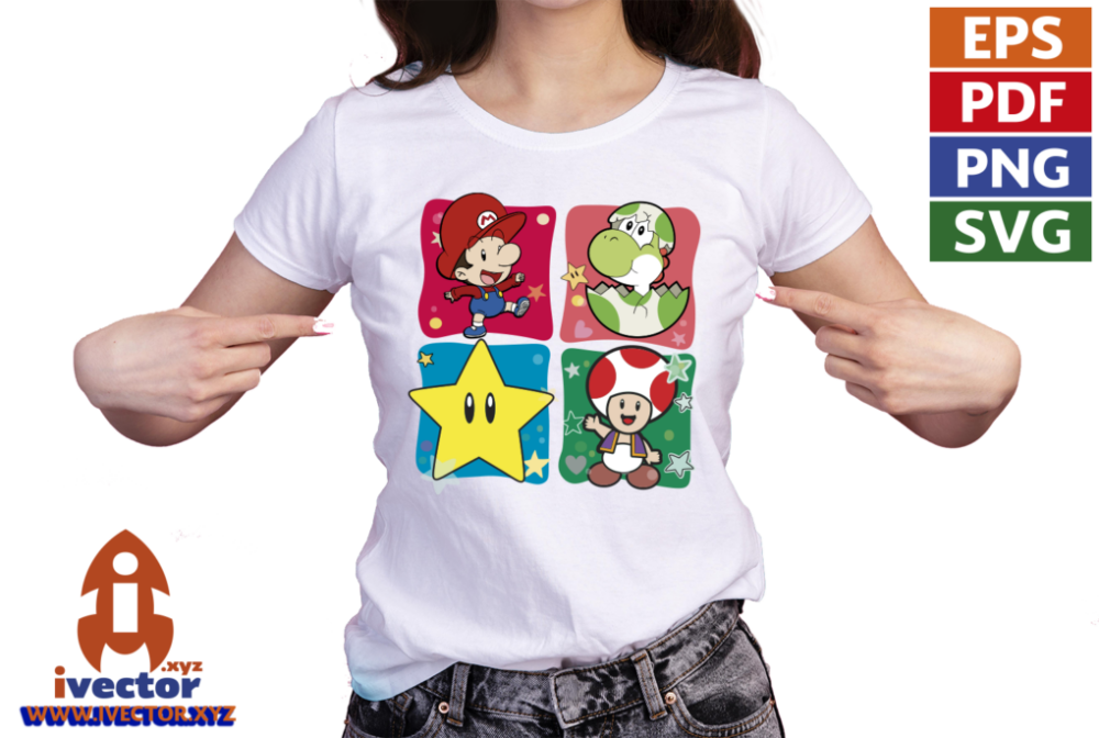 YOSHI-SUPER-MARIO-BROS-RECUADROS-EPS-PDF-EDITABLE_playera5 YOSHI SUPER MARIO BROS RECUADROS EPS PDF EDITABLE