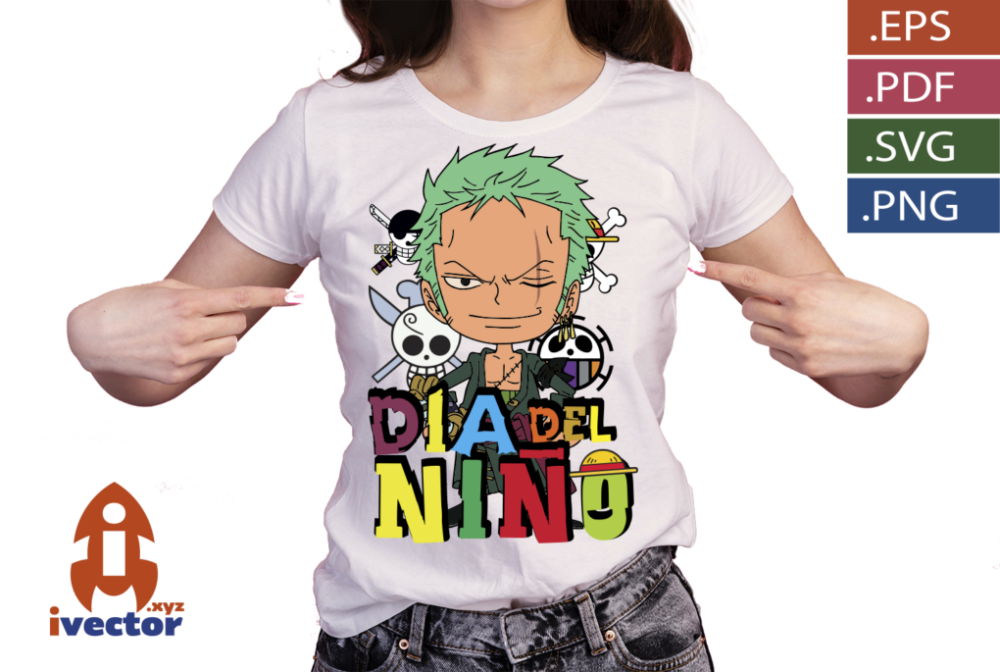 ZORO-ANIME-DIA-DEL-NINO-EDITABLE-P1 ZORO ANIME DIA DEL NIÑO EDITABLE