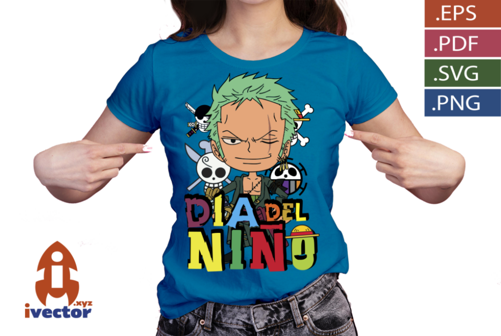 ZORO-ANIME-DIA-DEL-NINO-EDITABLE-P4 ZORO ANIME DIA DEL NIÑO EDITABLE