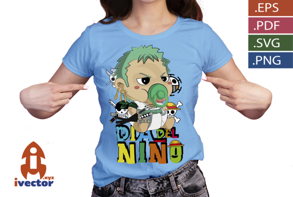 ZORO-BEBE-DIA-DEL-NINO-EDITABLE-p1 ZORO BEBE DIA DEL NIÑO EDITABLE