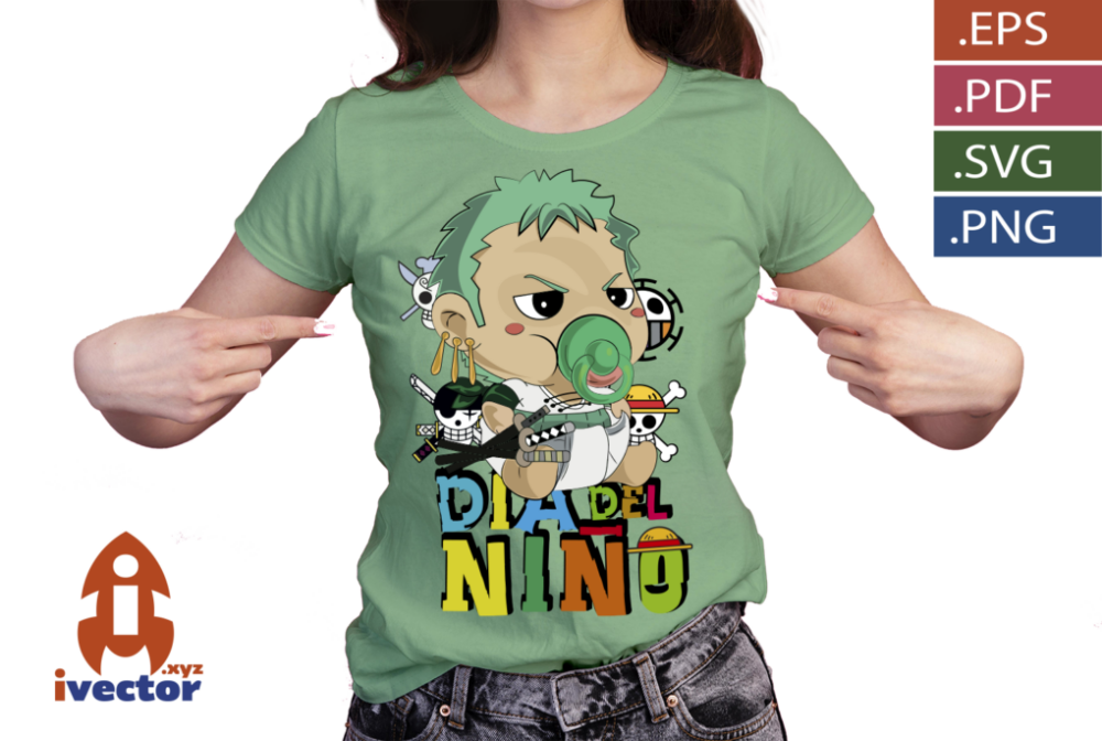 ZORO-BEBE-DIA-DEL-NINO-EDITABLE-p2 ZORO BEBE DIA DEL NIÑO EDITABLE