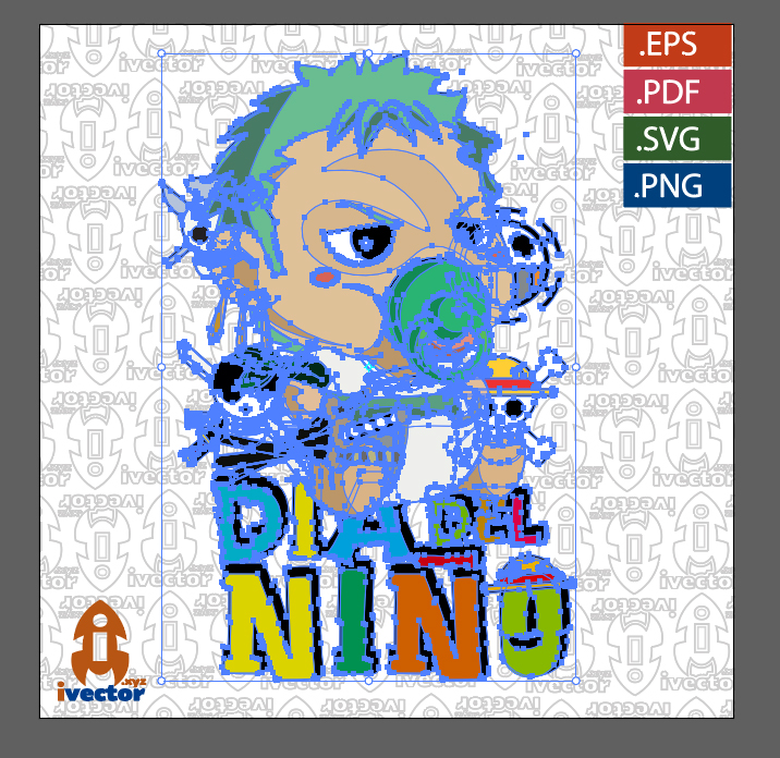 ZORO-BEBE-DIA-DEL-NINO-EDITABLE2 ZORO BEBE DIA DEL NIÑO EDITABLE