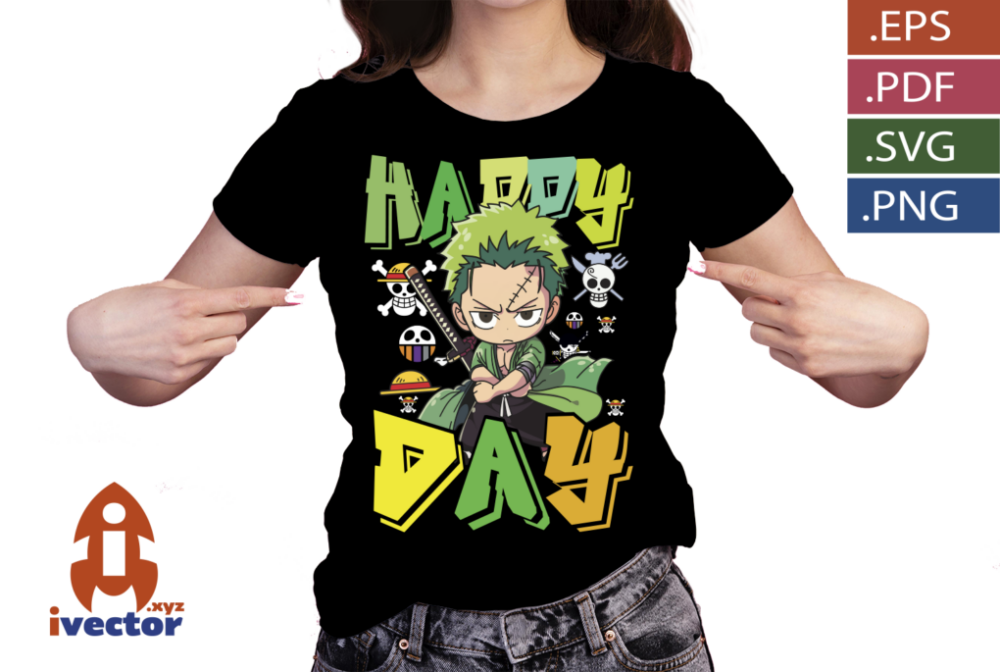 ZORO-ONE-PIECE-HAPPY-DAY-VECTOR-EDITABLE_P2 ZORO ONE PIECE HAPPY DAY VECTOR EDITABLE