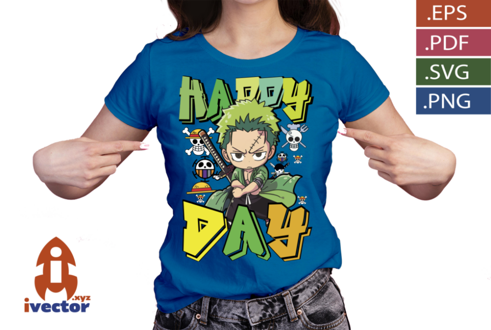 ZORO-ONE-PIECE-HAPPY-DAY-VECTOR-EDITABLE_P3 ZORO ONE PIECE HAPPY DAY VECTOR EDITABLE