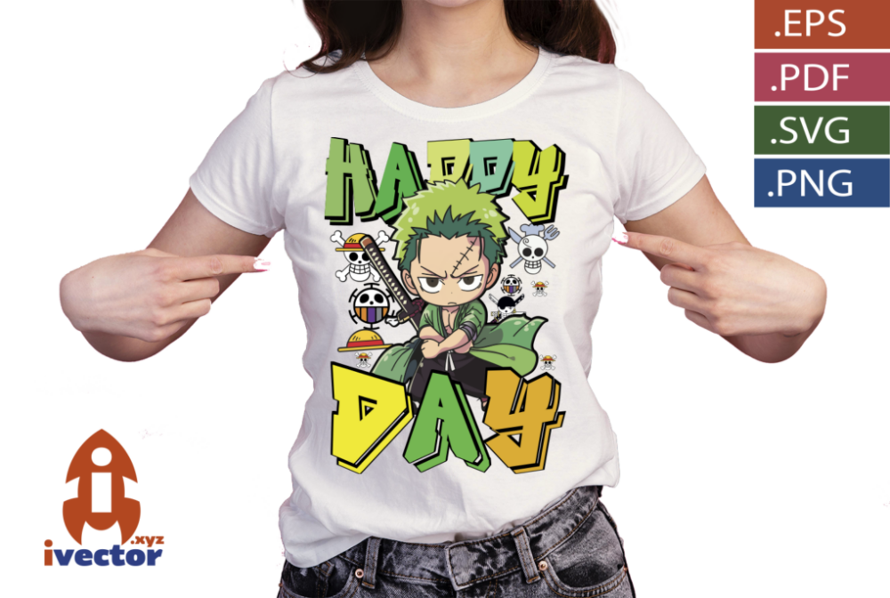 ZORO-ONE-PIECE-HAPPY-DAY-VECTOR-EDITABLE_P4 ZORO ONE PIECE HAPPY DAY VECTOR EDITABLE
