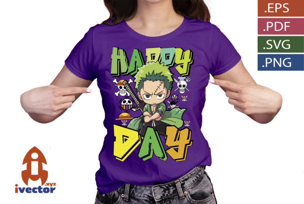 ZORO-ONE-PIECE-HAPPY-DAY-VECTOR-EDITABLE_P5 ZORO ONE PIECE HAPPY DAY VECTOR EDITABLE