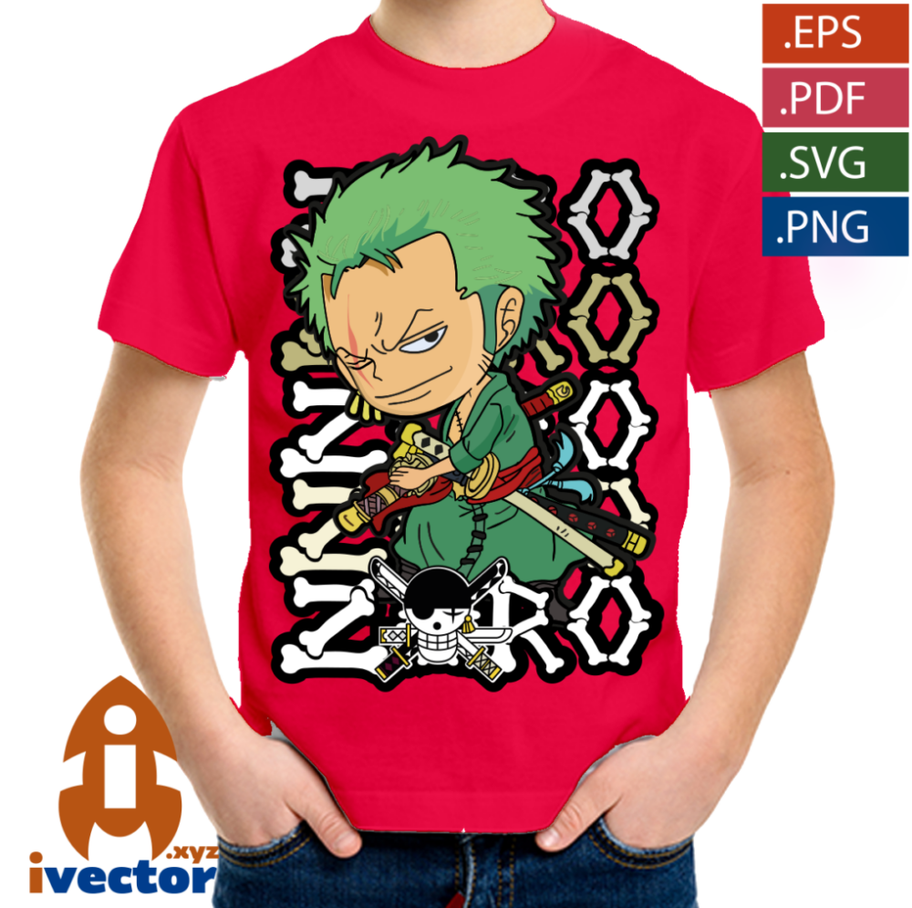 ZORO-VECTOR-EDITABLE-EPS-PDF-ONE-PIECE-01-P4 ZORO VECTOR EDITABLE EPS PDF ONE PIECE