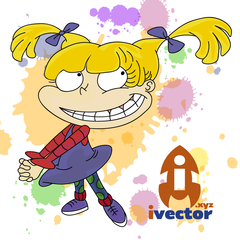 Angelica Pickles Rugrats Vector Eps Pdf Ivector