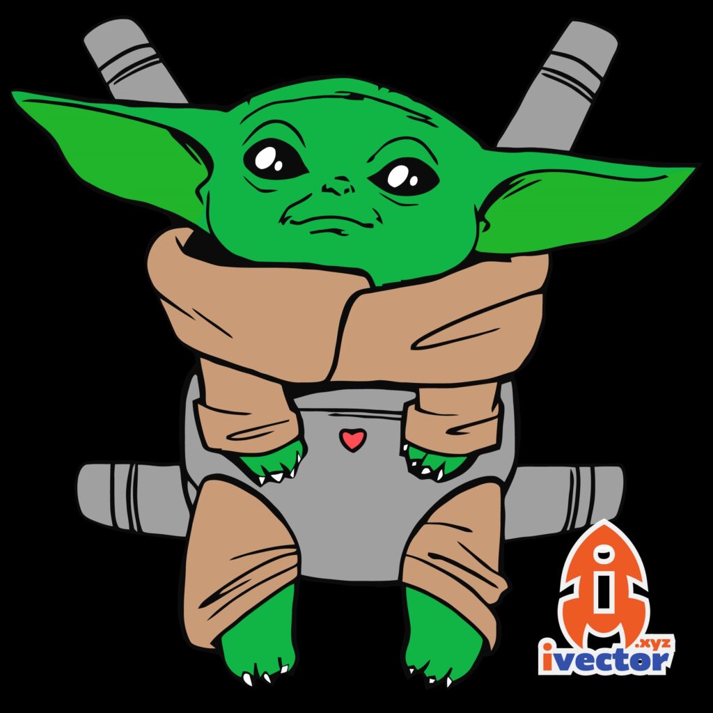 Baby Yoda Vector Eps - Ivector