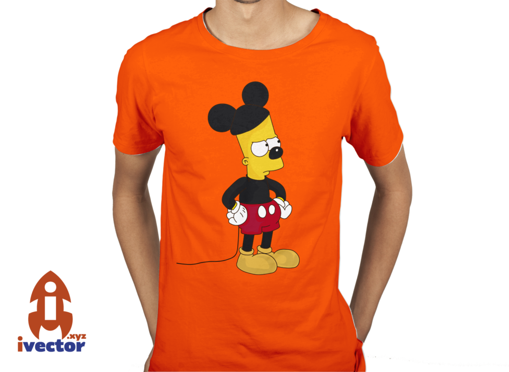 bart-mickey-playera-6-1024x748 Bart Mickey Mouse Vector Eps Pdf