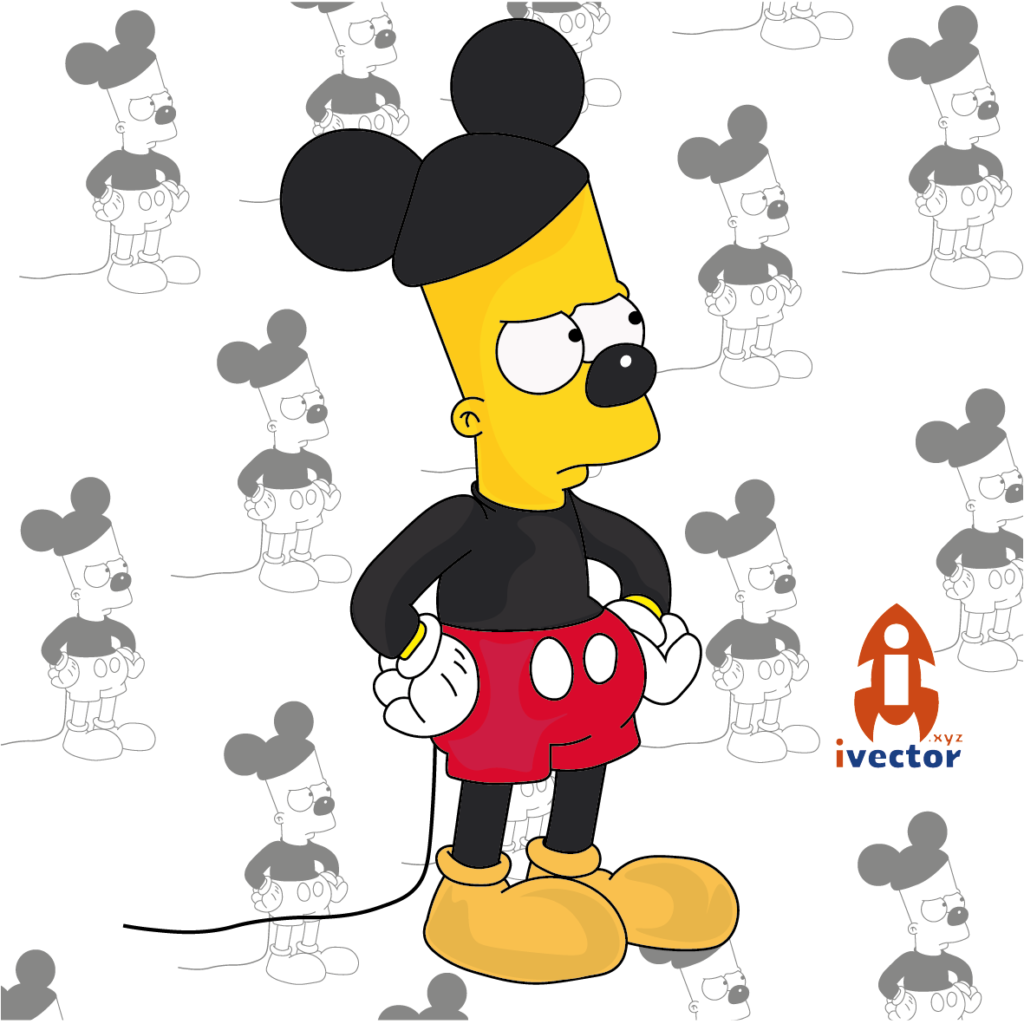 bart-simpson-01-1024x1024 Bart Mickey Mouse Vector Eps Pdf