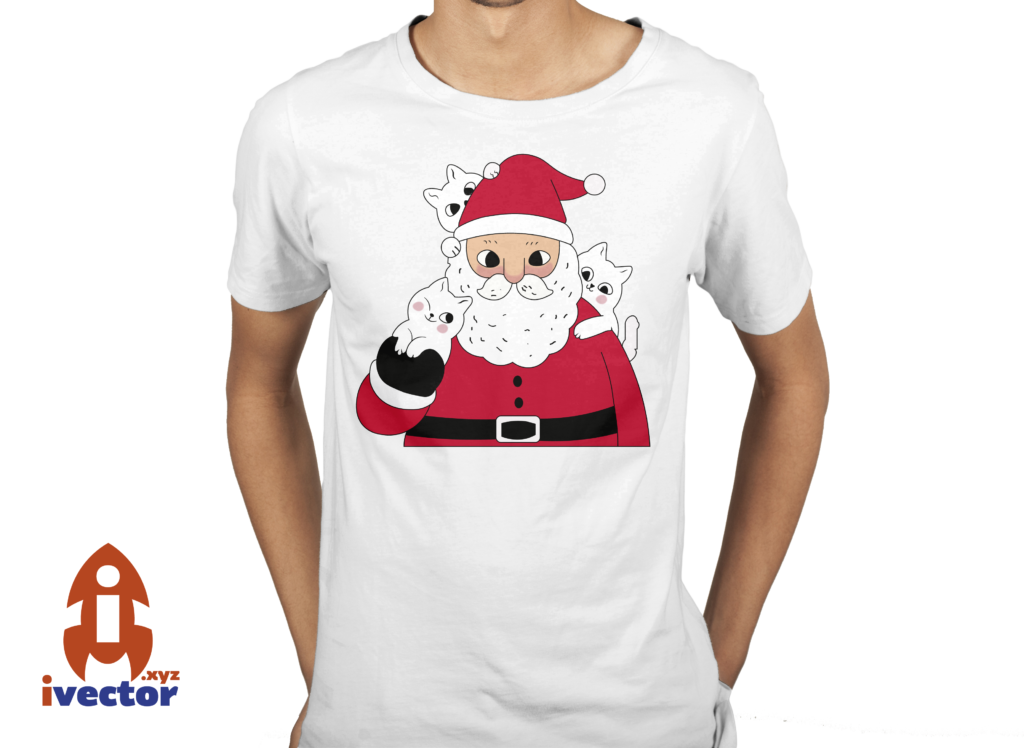 blanco-1-1024x748 Vector de Santa Claus, Navidad