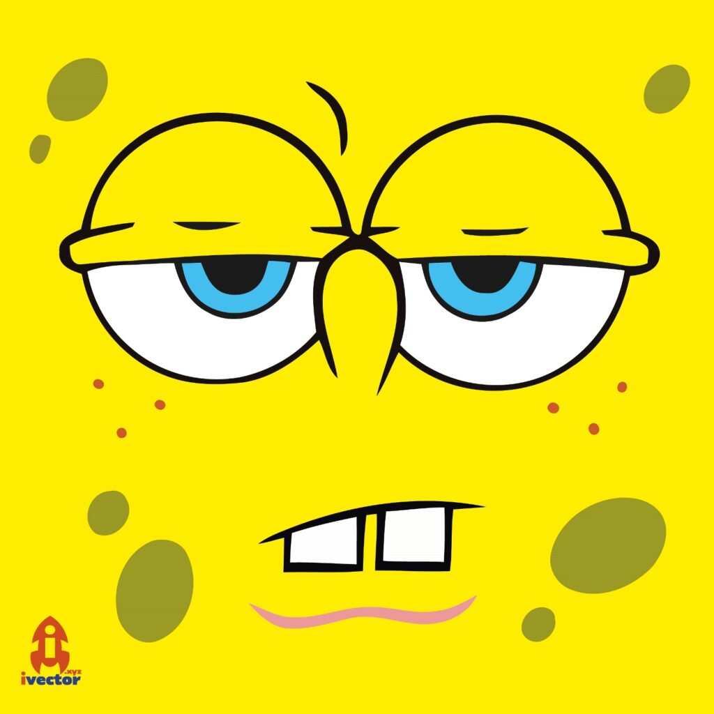 Carita Bob Esponja Serio Eps Ivector