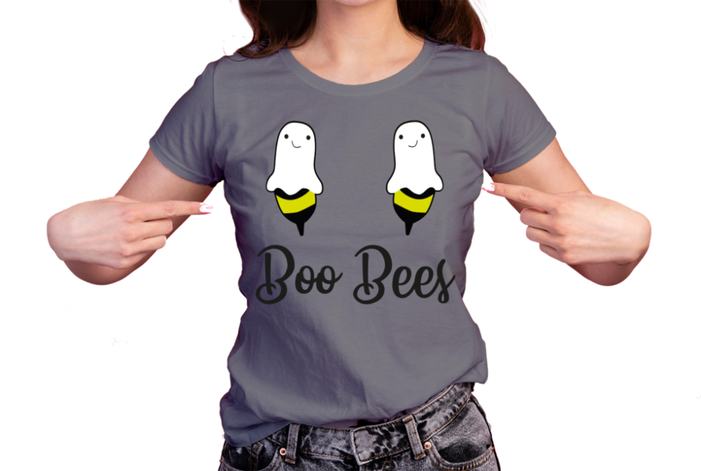 buu-bees-vector-abeja-halloween-dia-de-muertos-vector-PLAYERA3 Abejas Fantasma vector Boo Bees vector eps
