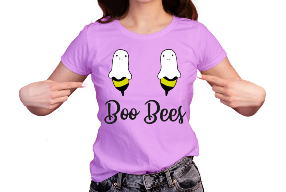 buu-bees-vector-abeja-halloween-dia-de-muertos-vector-PLAYERA4 Abejas Fantasma vector Boo Bees vector eps