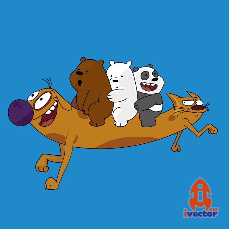 catdog-escandalosos-01 CatDog y Escandalosos Vector
