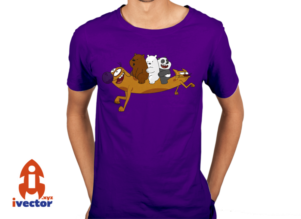 catdog-escandalosos-morado CatDog y Escandalosos Vector
