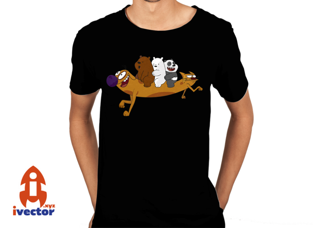 catdog-escandalosos-negro CatDog y Escandalosos Vector