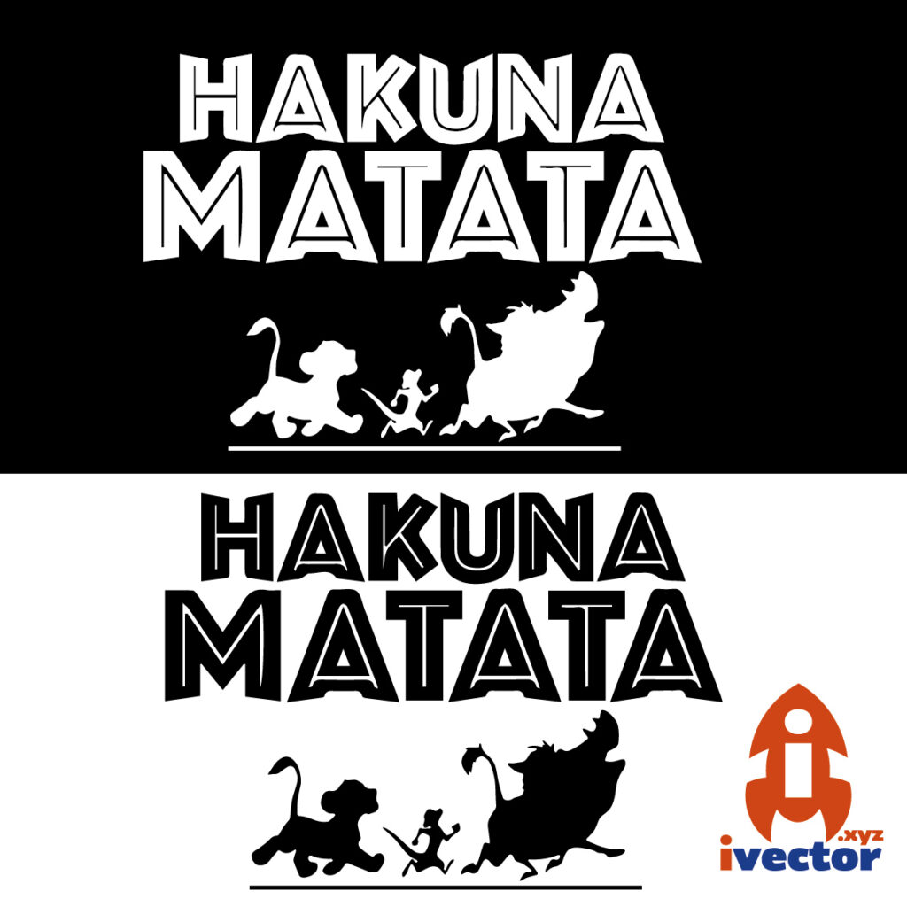 hakuna-matata-vector-01-1024x1024 HAKUNA MATATA Vector Rey León