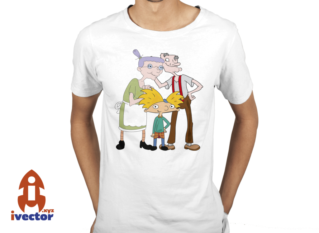 hey-arnold-vector-playera1-1024x748 Abuelitos Hey Arnold! Vector Eps Pdf