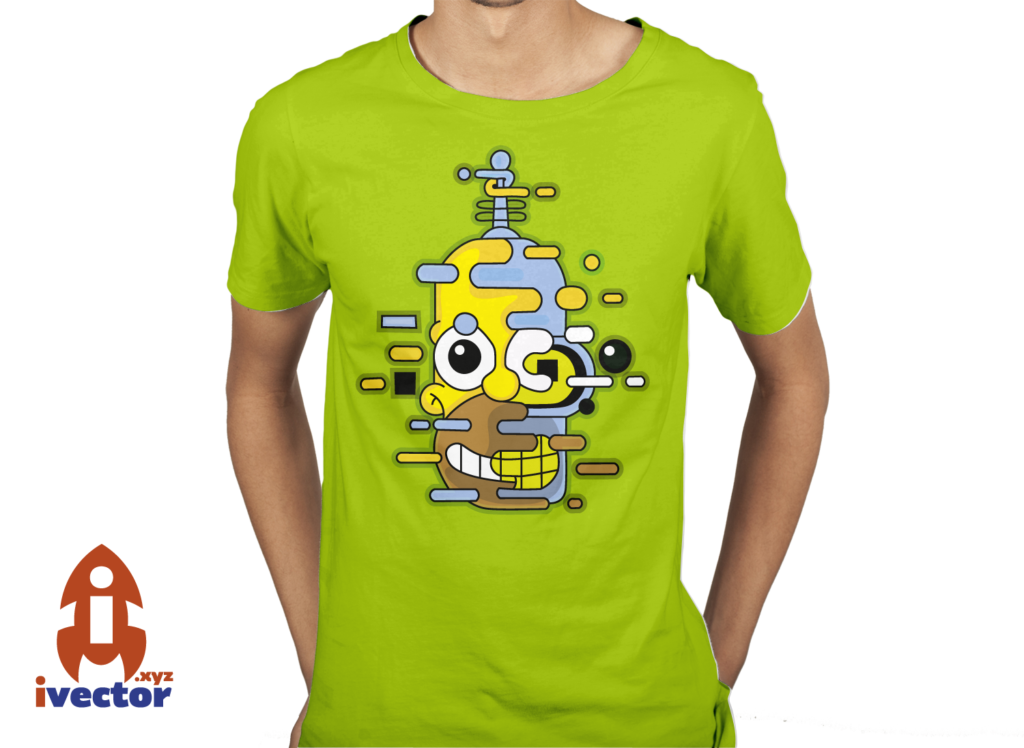 homero-and-blender-playera1-1024x748 Homero and Blender Vector Eps PDF