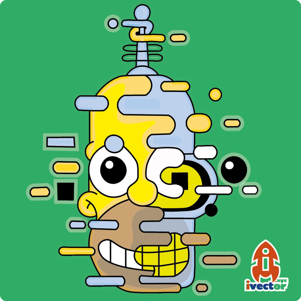 homero-and-blender-vector-01-1024x1024 Homero and Blender Vector Eps PDF