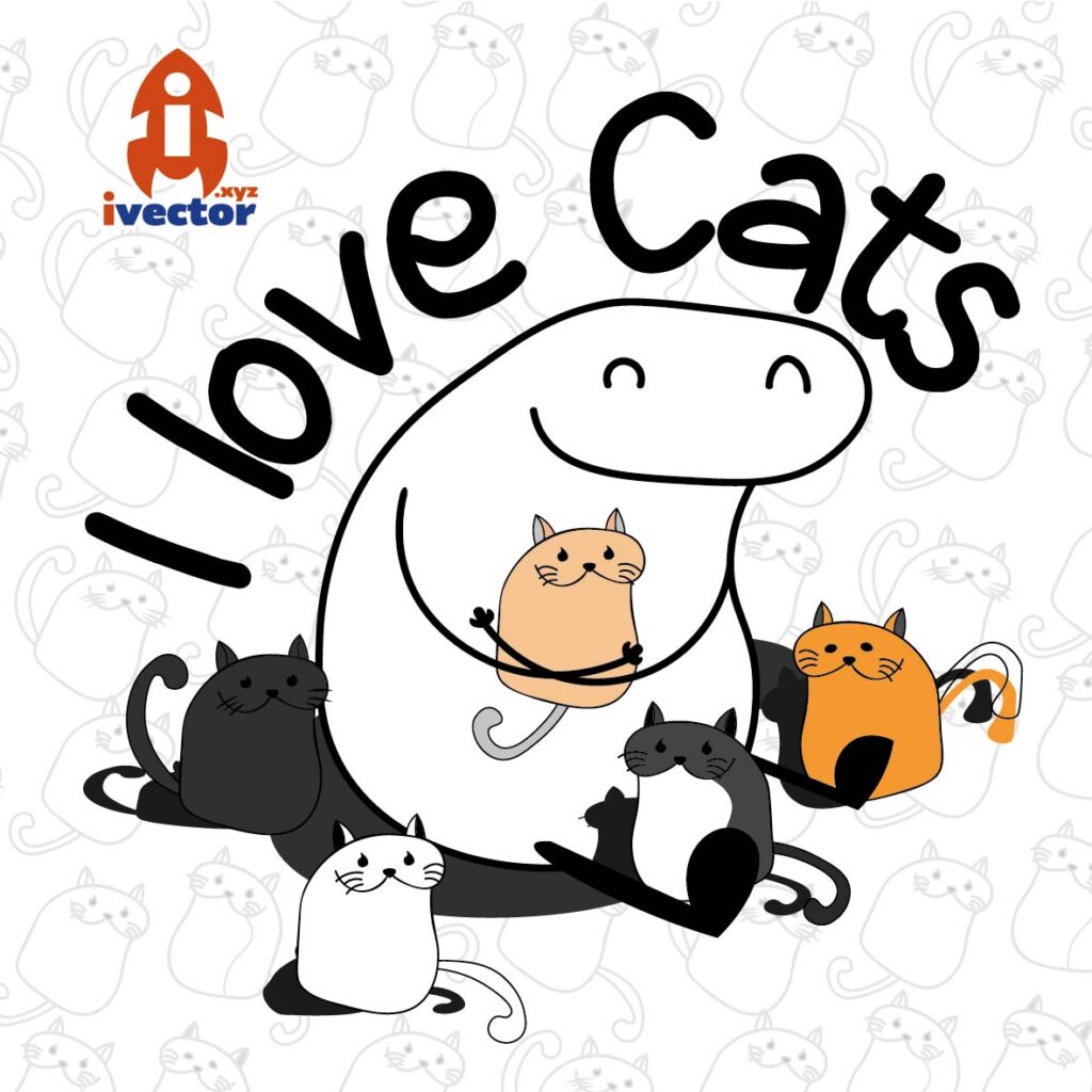 i-love-cats-crock-vector-eps-pdf-01-1024x1024 I LOVE CATS CROCK VECTOR GATOS EPS PDF