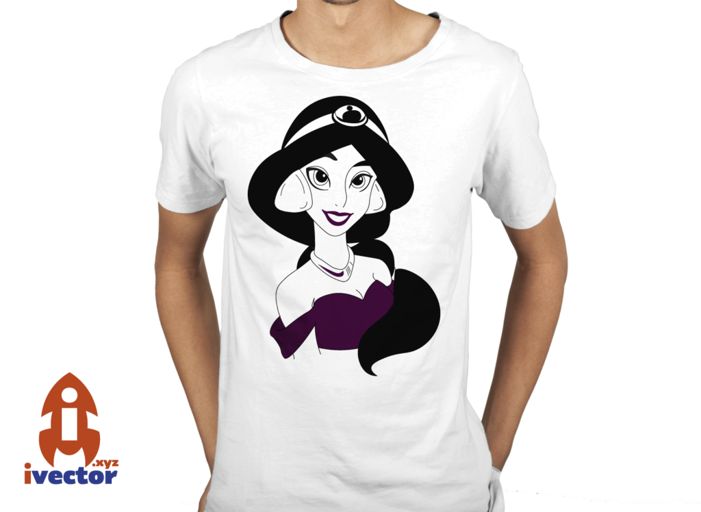 jazmin-corte-vinil-playera-1-1024x748 Princesa Jazmín Corte Vinil Vector