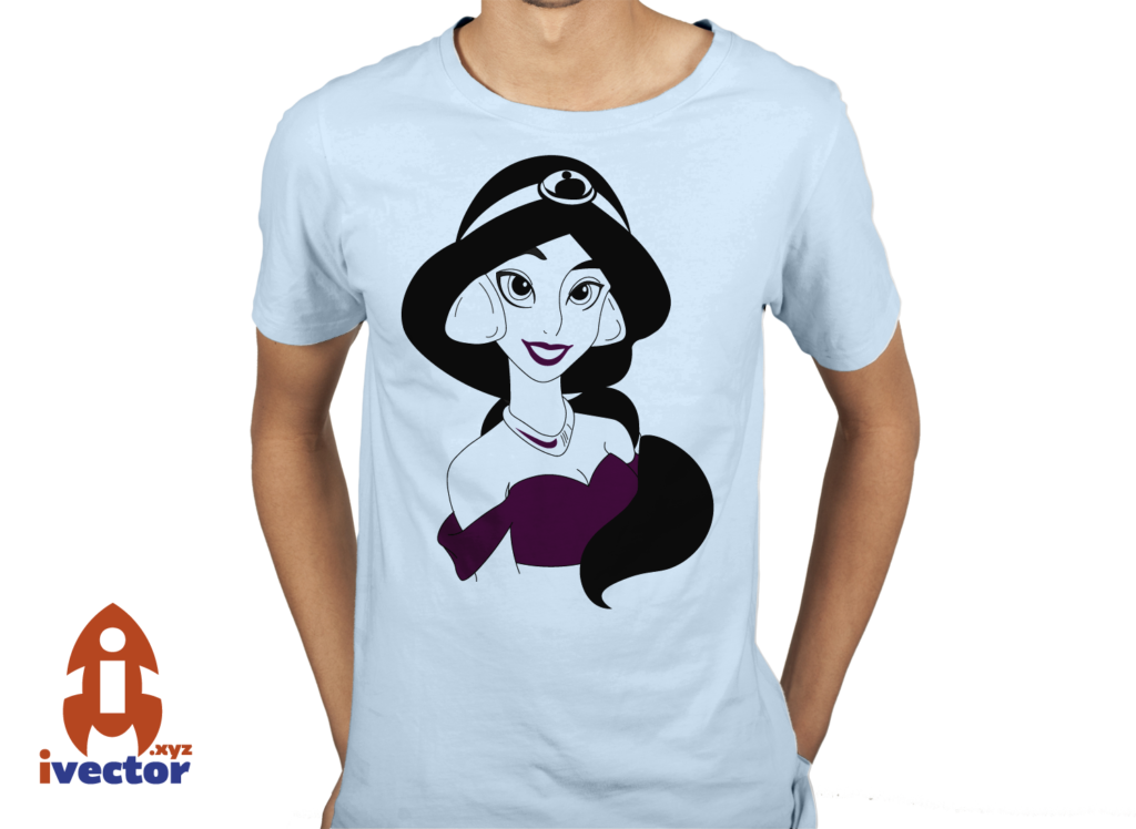 jazmin-corte-vinil-playera-3-1024x748 Princesa Jazmín Corte Vinil Vector