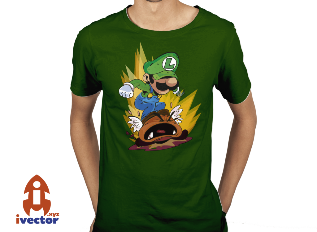 luigi-bros-anime-tortuga-eps-pdf-vector-playera3-1024x748 LUIGI BROSS TORTUGA VECTOR EPS SUPERMARIO