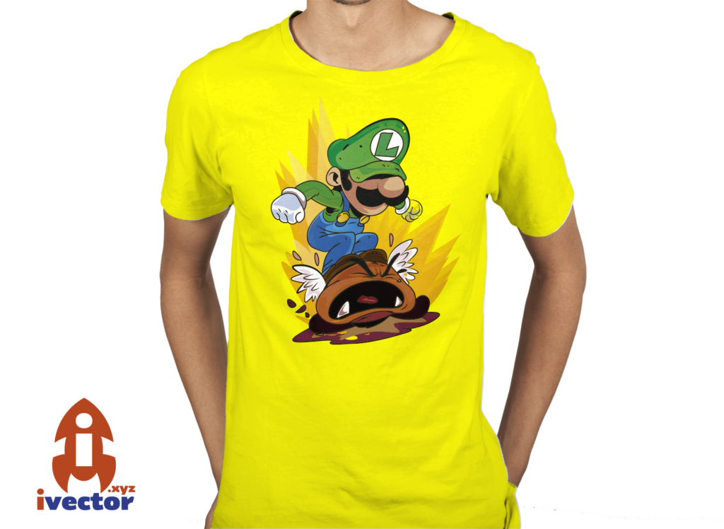 luigi-bros-anime-tortuga-eps-pdf-vector-playera4-1024x748 LUIGI BROSS TORTUGA VECTOR EPS SUPERMARIO